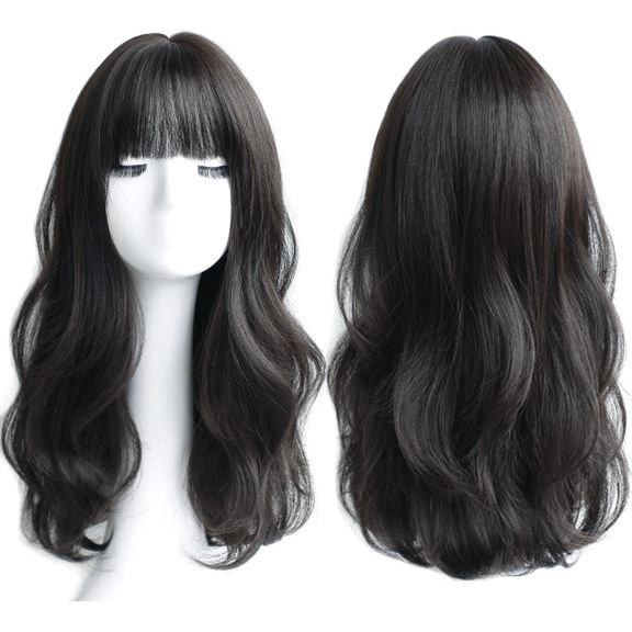 Peruca 40 centímetros Fibra premium lindíssima Preta