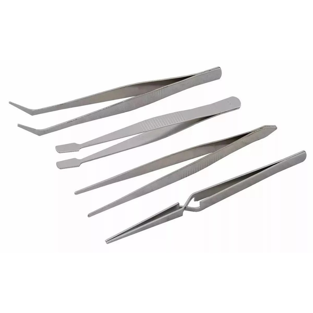 KIT COM 4 PINÇAS PROFISSIONAL PARA ELETRÔNICOS em Oferta na Shopee