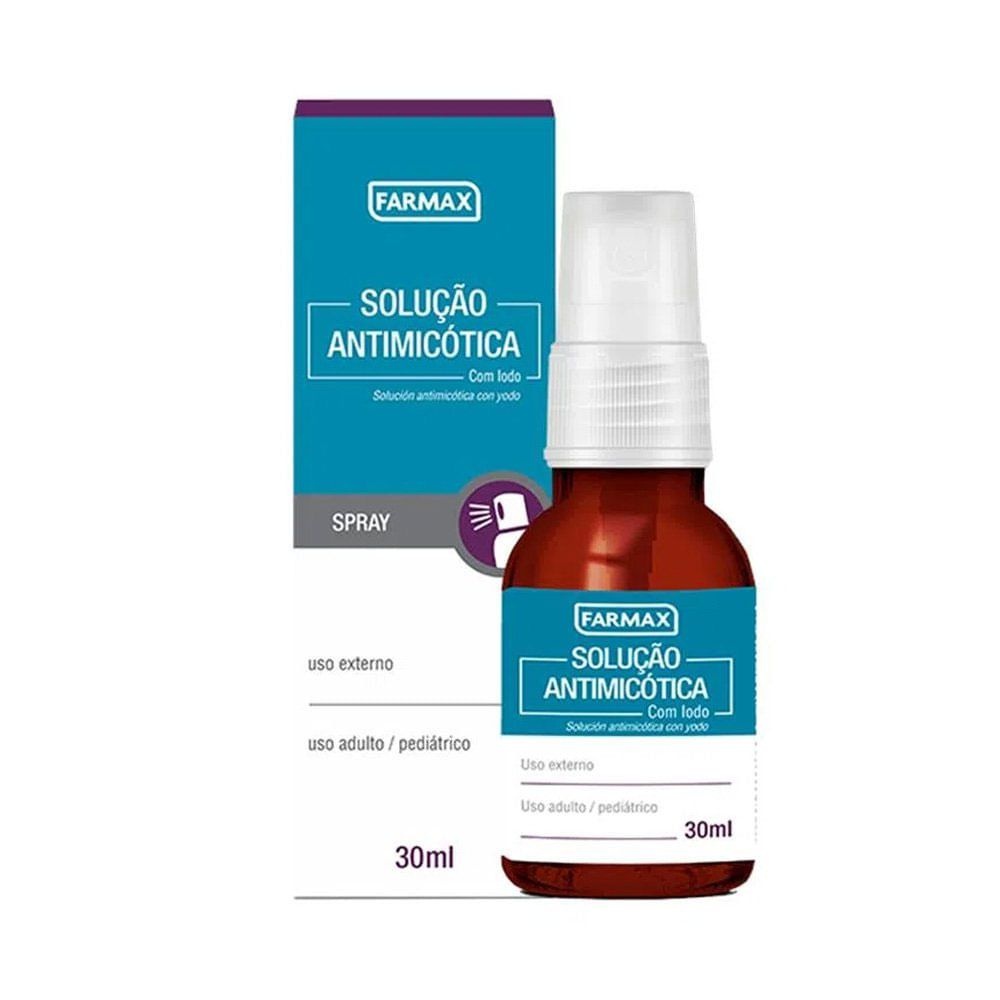 SOLUÇÃO ANTIMICÓTICA FARMAX COM IODO 30ML