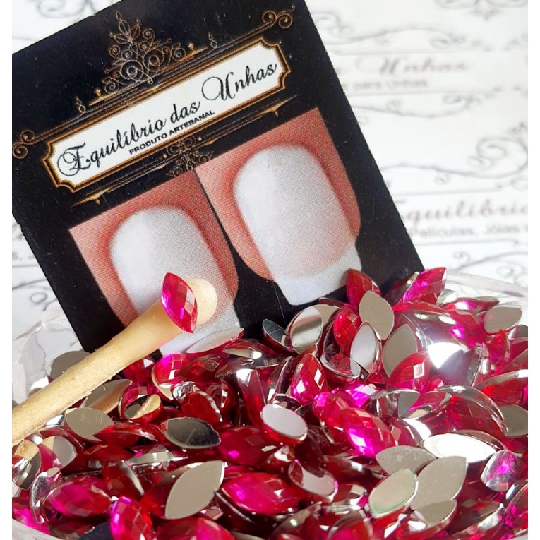 Navete 4x8mm Pedras para unhas e acessorios, nail arts, atacado artesanto manicure bijux aplique maquiagem colagem bijut