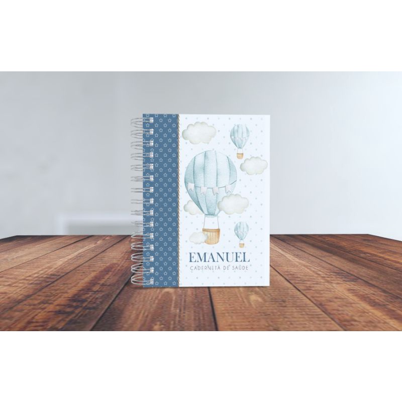 Caderneta de vacina Personalizada Balão