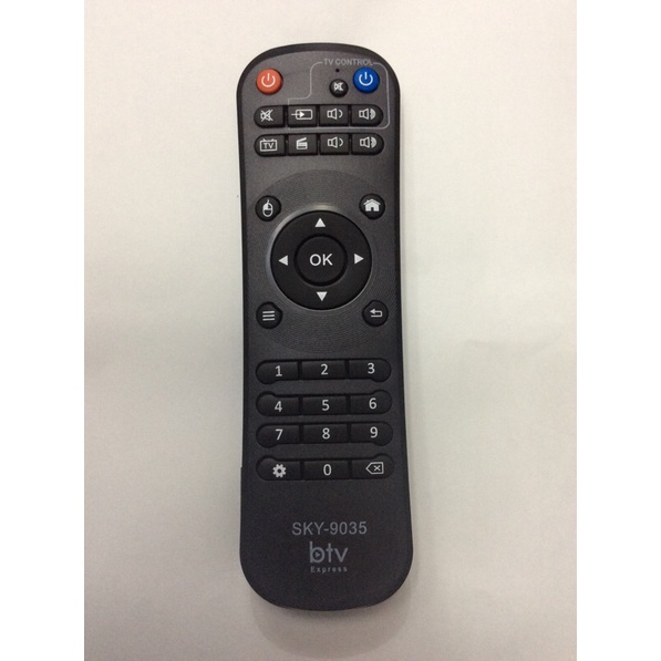 Controle Remoto Para Receptor Btv Sky-9035 | Shopee Brasil