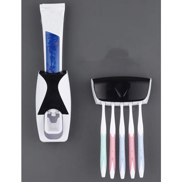 Dispenser Aplicador Creme Dental Automatico ,. Pasta Dente Suporte Escovas A PRONTA ENTREGA em Oferta na Shopee