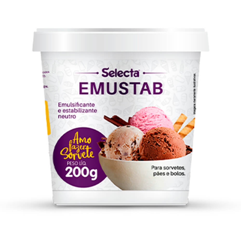 Emulsificante para Sorvete Emustab 200g - Selecta em Oferta na Shopee