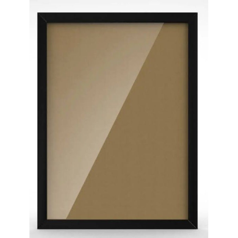 kit com 6 molduras A4 30x21 (PRETA)  com vidro em Oferta na Shopee