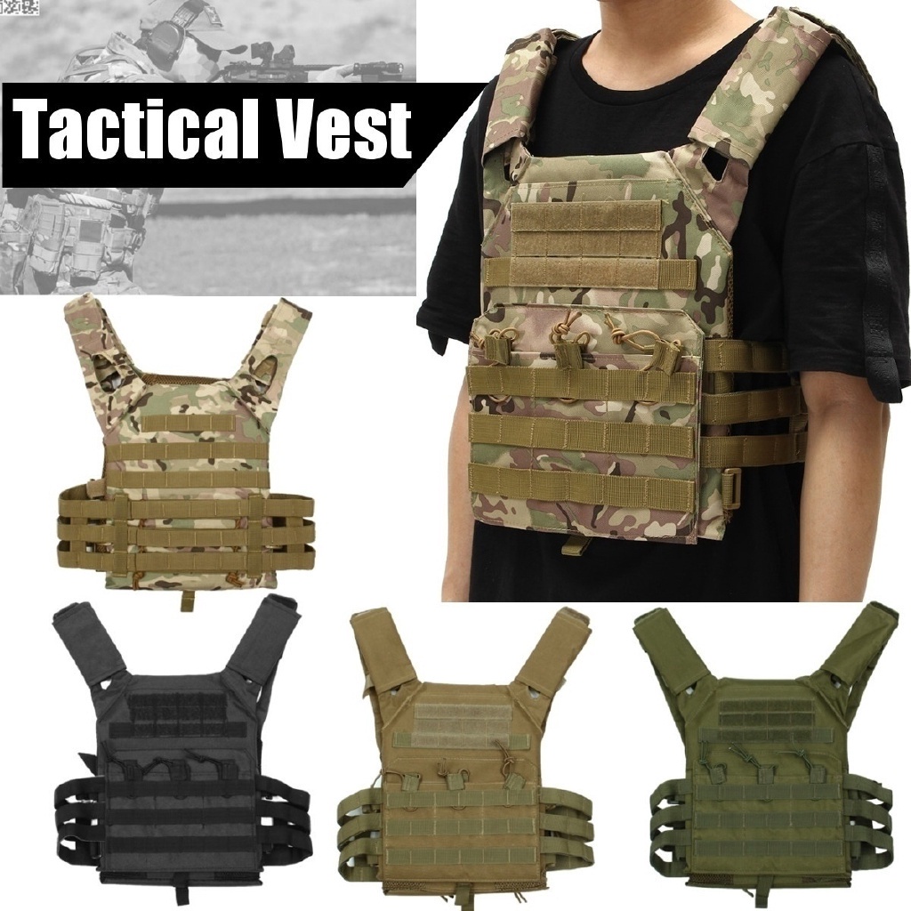 Colete De Proteção Multifuncional Em Nylon Camuflagem Para Caminhadas/Trekking