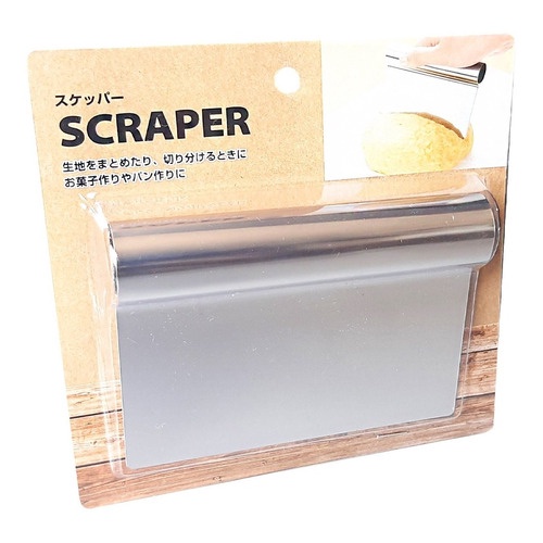 Espátula Raspadora Cortador Pegador Aço Inox Massas Padeiro