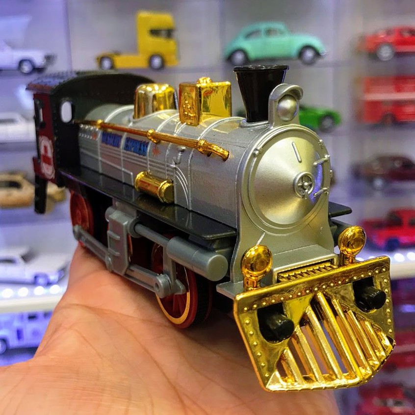 Miniatura Trem Big Vermelho e Preto Escala 1/64 Metal e Fricção ...