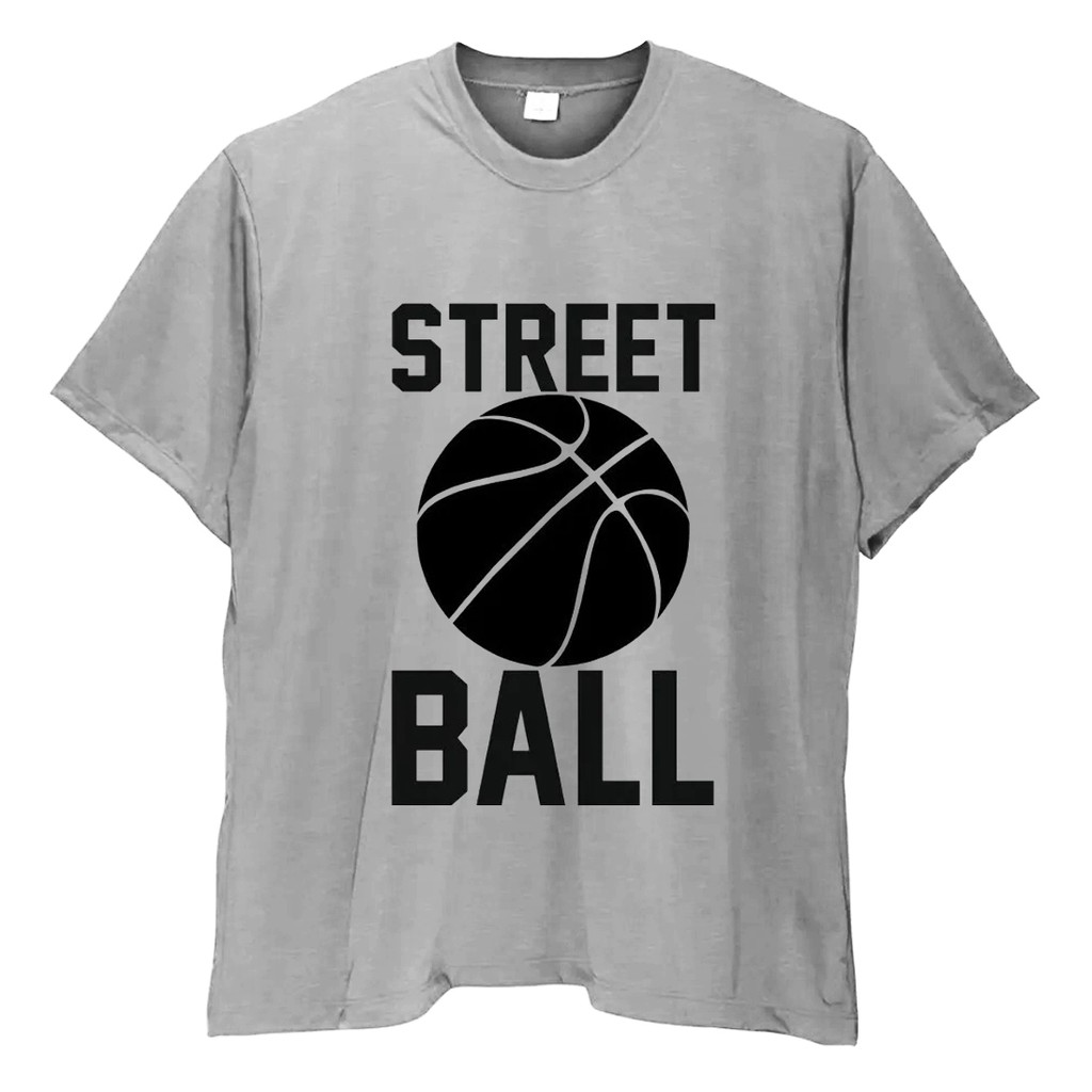 Camiseta Plus Size Street Ball Estampa Basquete Jogo Esporte Time Camisa Masculina Modelo Tamanho Grande