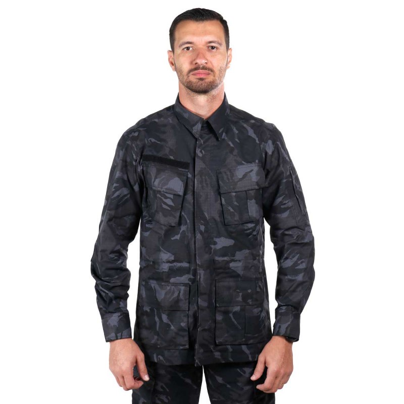 Gandola Masculina camuflada Cargo 4 Bolsos Petróleo