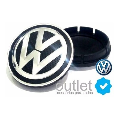Calotinha Tampa Centro De Roda Volkswagen 55mm Gol G6 E Golf