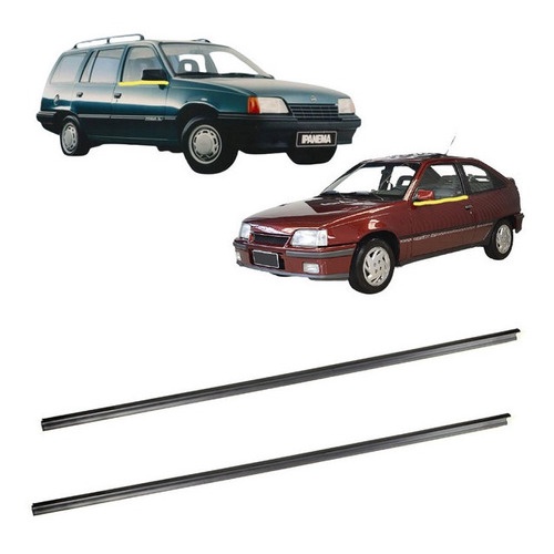 Kit Borrachas Pestana Externa Vidro Lado Fora Kadett Ipanema em Oferta na Shopee