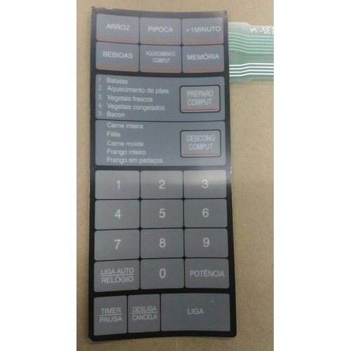 Membrana Teclado  Forno Microondas Sharp Rb4a43 Rb5a43