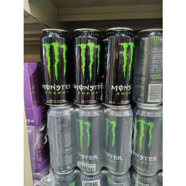 Energético Monster Energy Taurina Guaraná (06 unid.) 473 ml Shopee Brasil