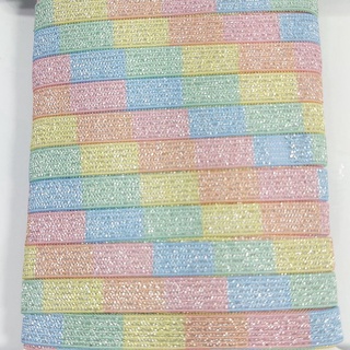 Elástico Lurex Especial Brilho Encadernação 7mm Candie Collors 3686 001 322A17