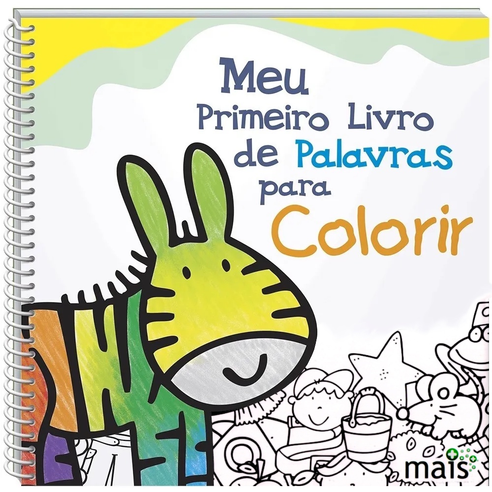 Meu Primeiro Livro de Palavras para Colorir - 120 Páginas