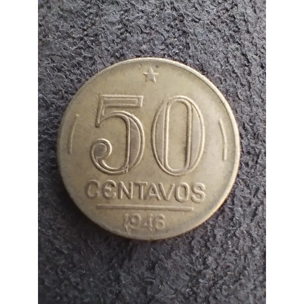 Moeda 50 centavos 1946