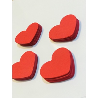 50 corações de papel offset para decorações, surpresas, dia dos namorados, presente, NATAL em Oferta na Shopee