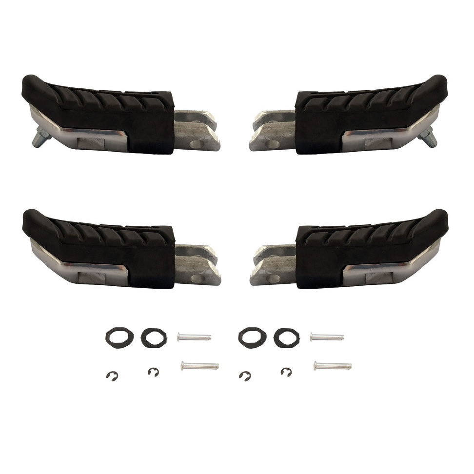 Kit Pedaleiras Cb Twister 250 Completa Dianteira Traseira