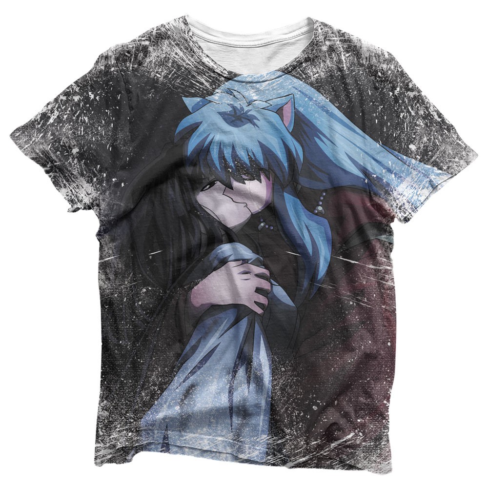 Camisa Inuyasha & Kikyou - Camisas Casais Estampa Total