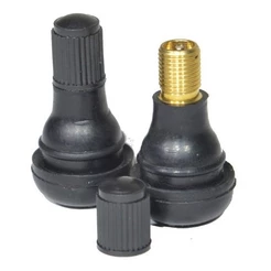 2 Bicos Pito Válvula TR412 Roda Moto Pneu Sem Câmara