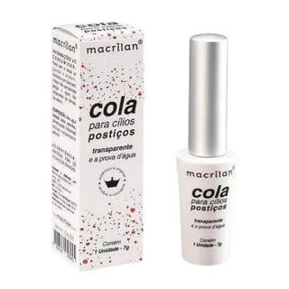 Cola para Cílios Transparente BRANCO a Prova D
