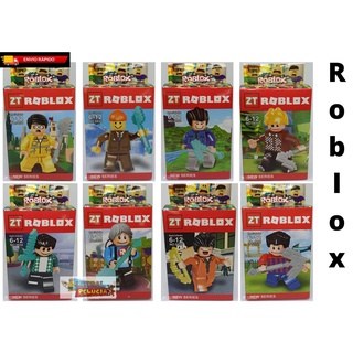 kids toys ROBLOX 2 PERSONAGENS BLOCOS DE MONTAR  Tamanho do boneco 5cm