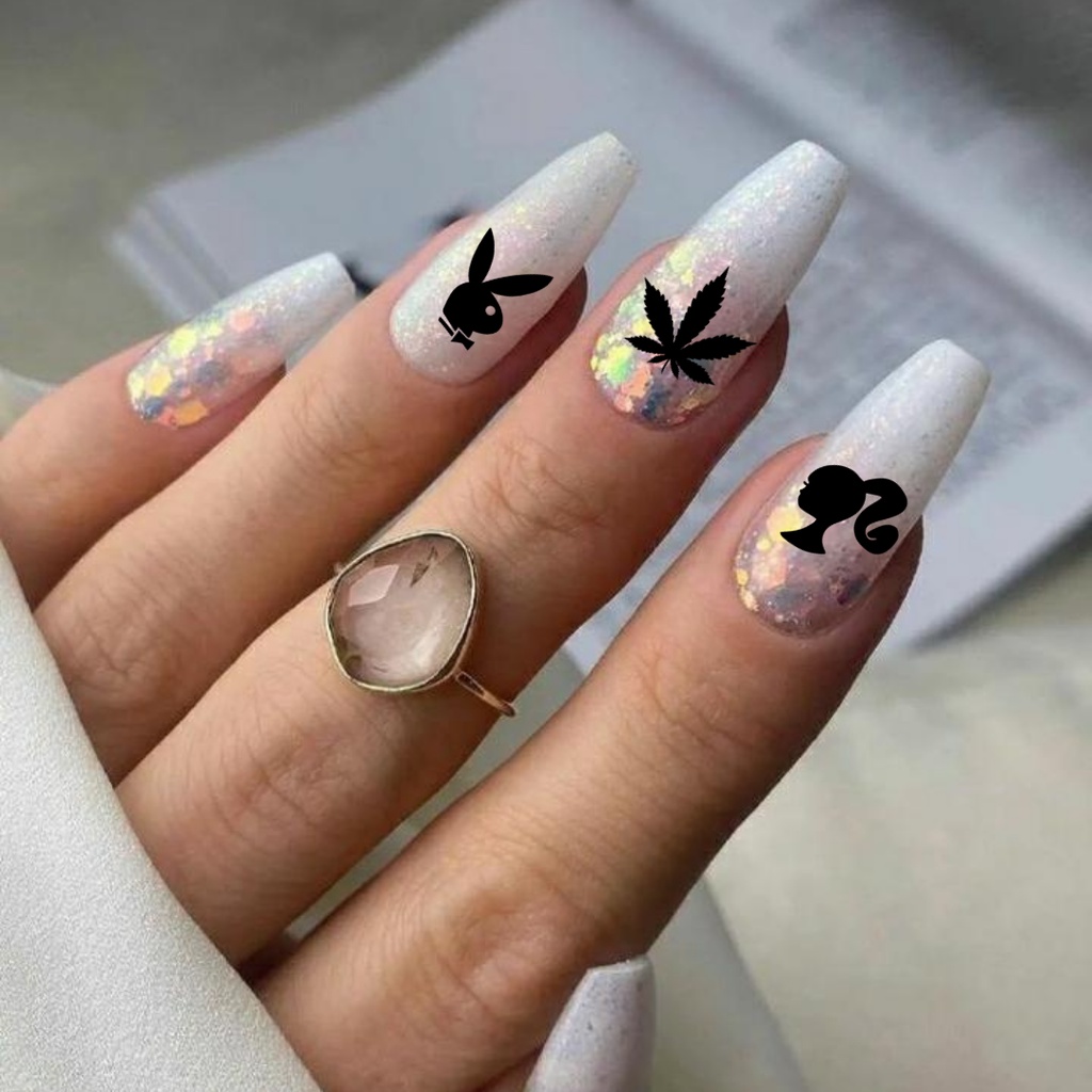 120 adesivo de unha 3D da Quebrada  (60 pares) em Oferta na Shopee