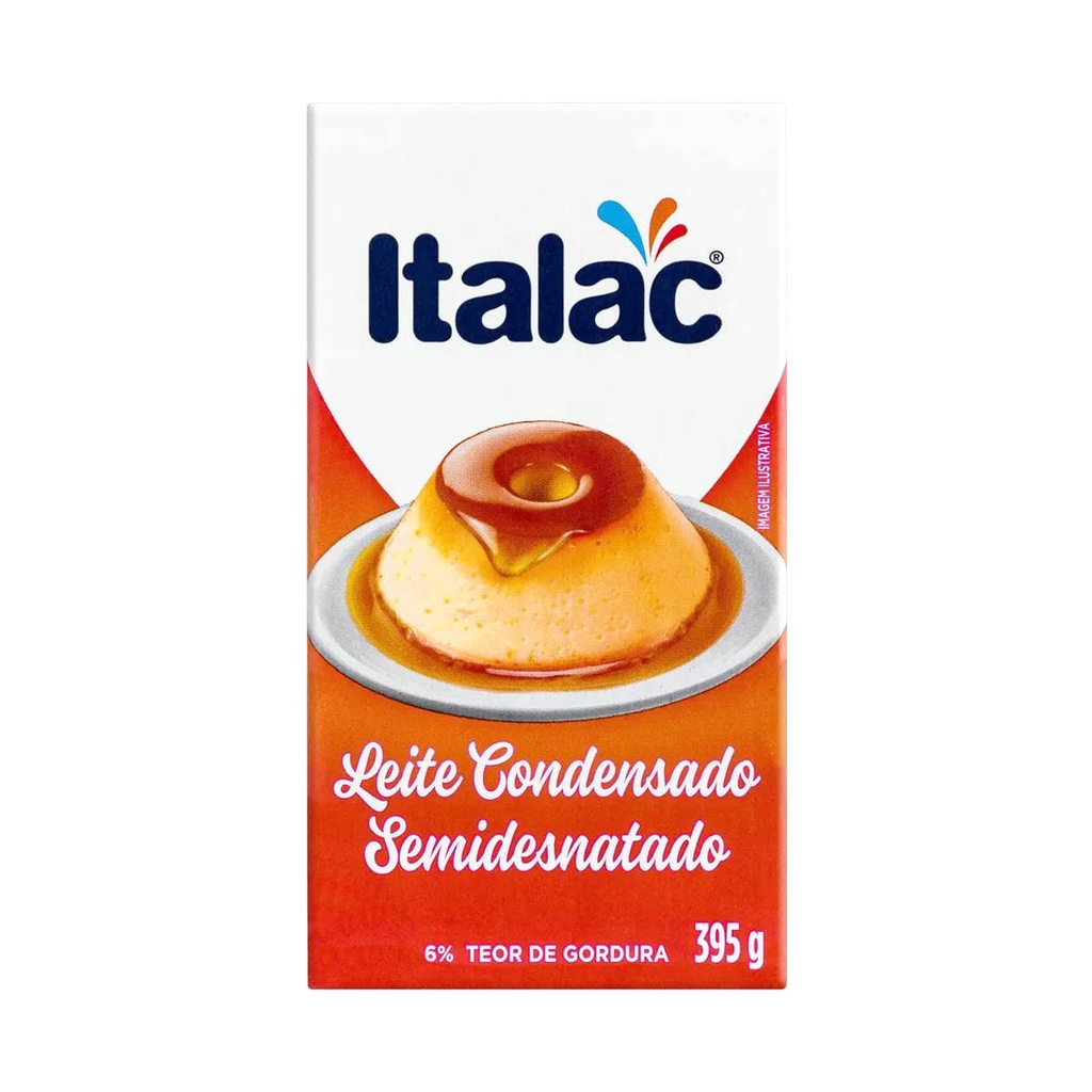 Leite Condensado Semidesnatado Italac 395G Para Raceitas
