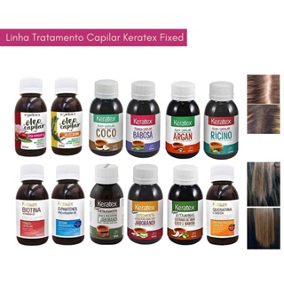 Oleo Tratamento Capilar intenso Keratex/Fixed Crescimento, Fortalecimento e Restauração 60ML em Oferta na Shopee