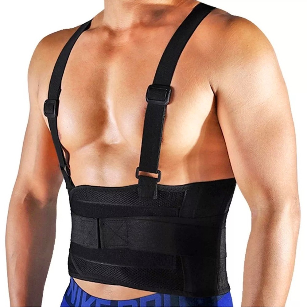 Cinta Para Coluna Colete Postural Corrigir Postura Protetor Lombar Corretor  Postural Reforçado Masculino Feminino - Desconto no Preço