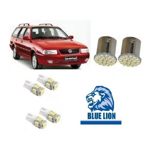 Led Pingo E  Vw Santana Farolete Placa Teto Ré Kit