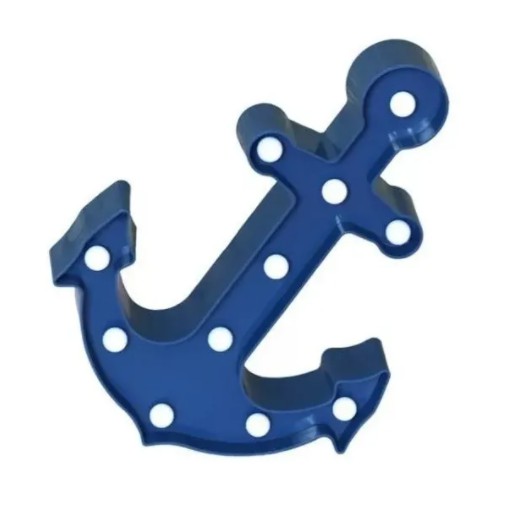 01 Enfeite Ancora de Led Decoração em Oferta na Shopee