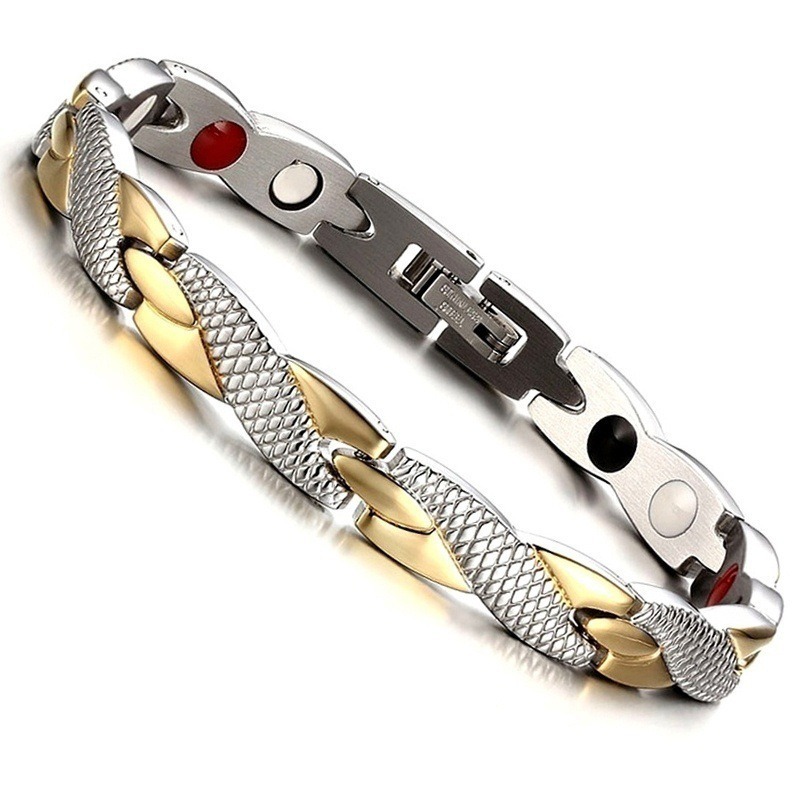 Ouro Dragão Da Moda Masculina Vintage/Prata/Pulseira Preta/Acessórios De Joalheria