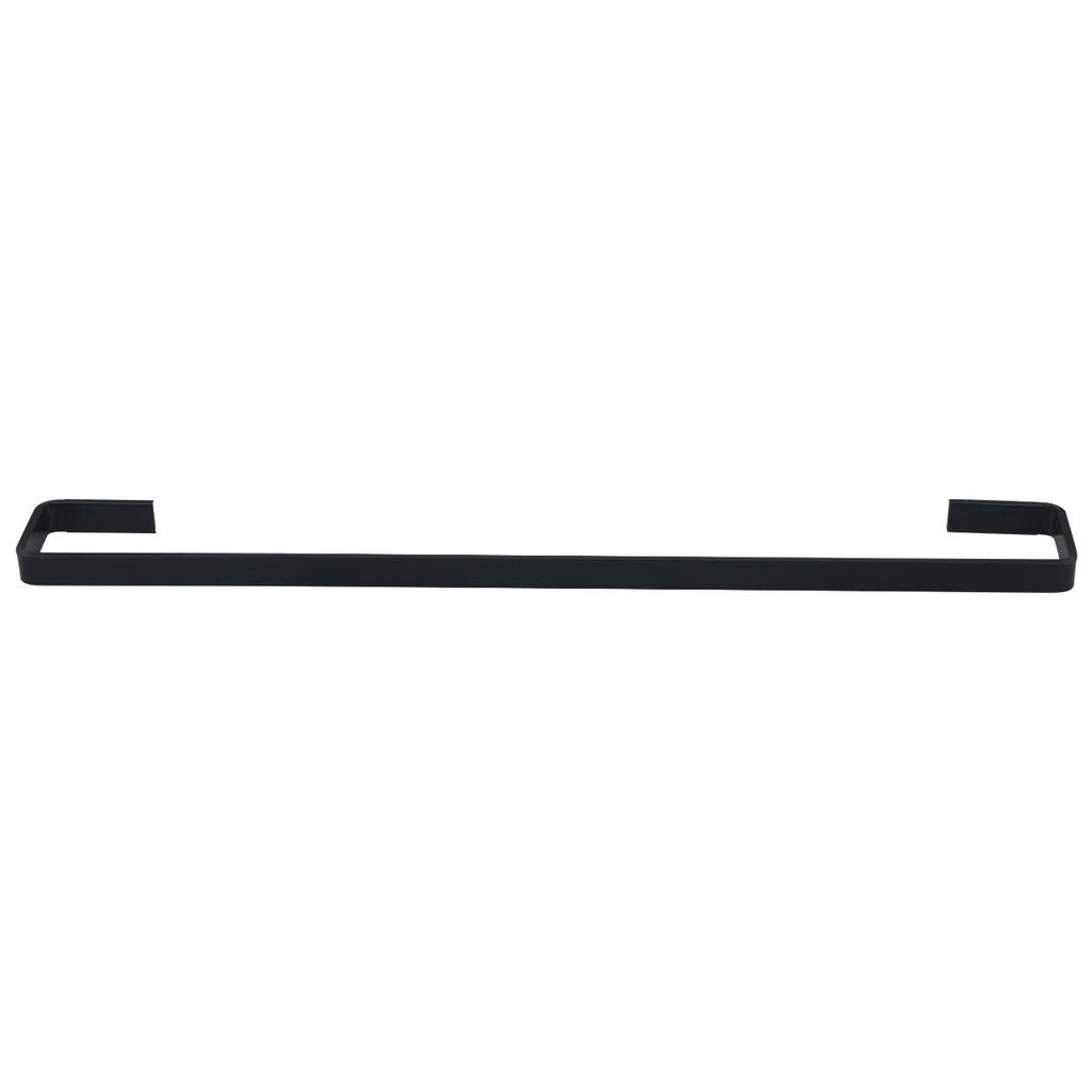 PORTA TOALHAS BANHO DE PAREDE PARA BANHEIRO PRETO FOSCO
