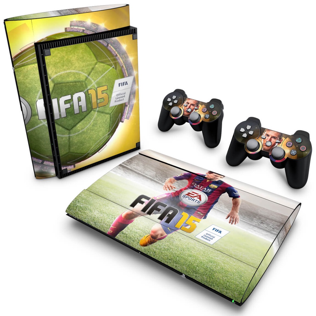 Skin PS3 Super Slim Adesivo - Fifa 15