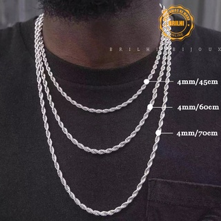 Corrente trançada de fio de aço inoxidável 4mm