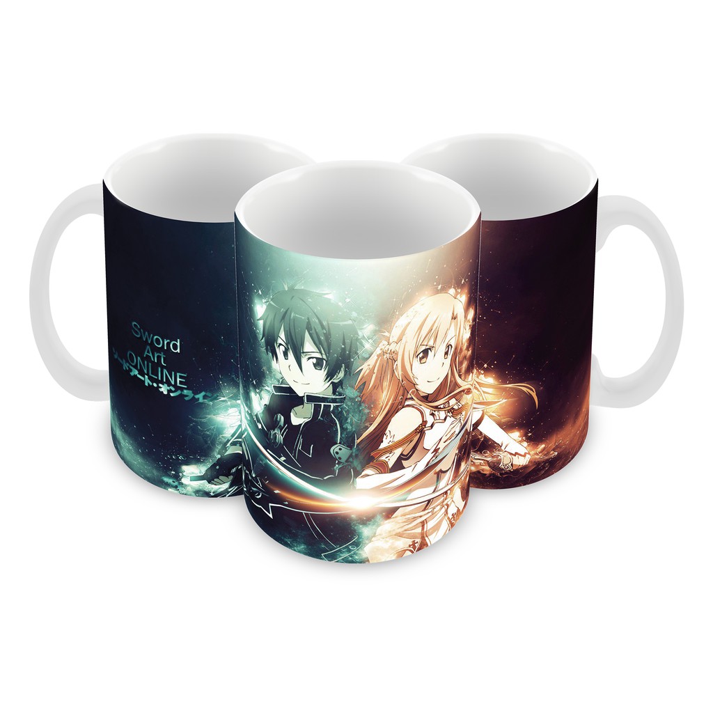 Caneca Sword Art Online De Polímero Personalizado Modelo 11
