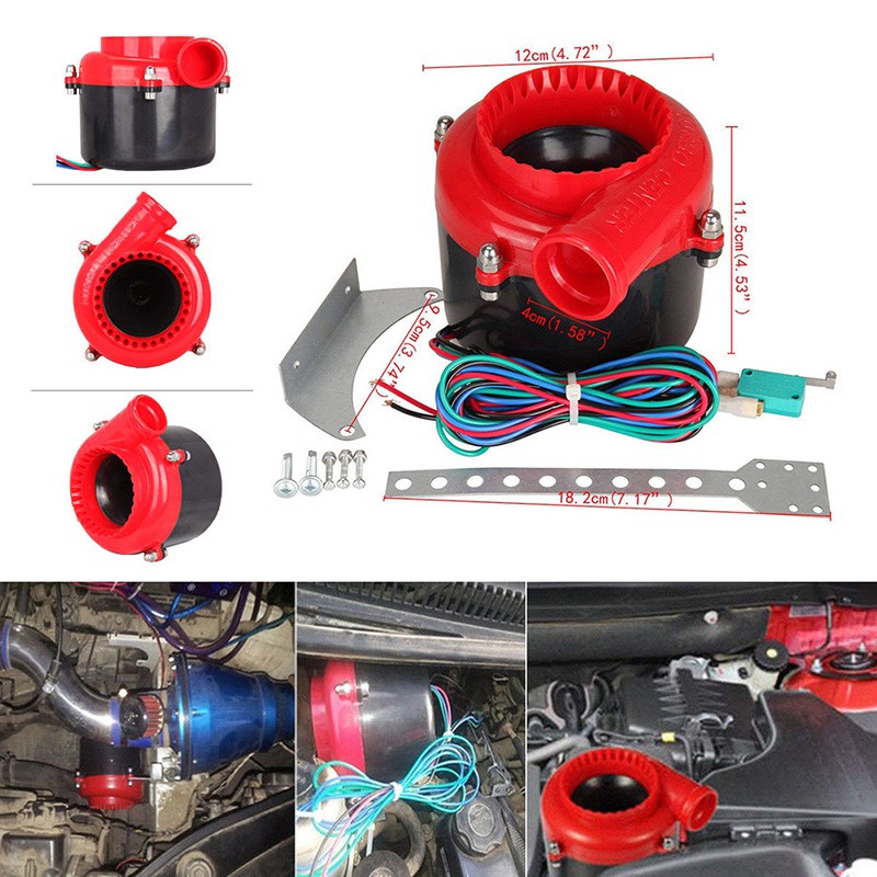 Bi & 3c) 1 Conjunto Simulador De Som Analógico Eletrônico Turbo Blow Off Hooter em Oferta na Shopee