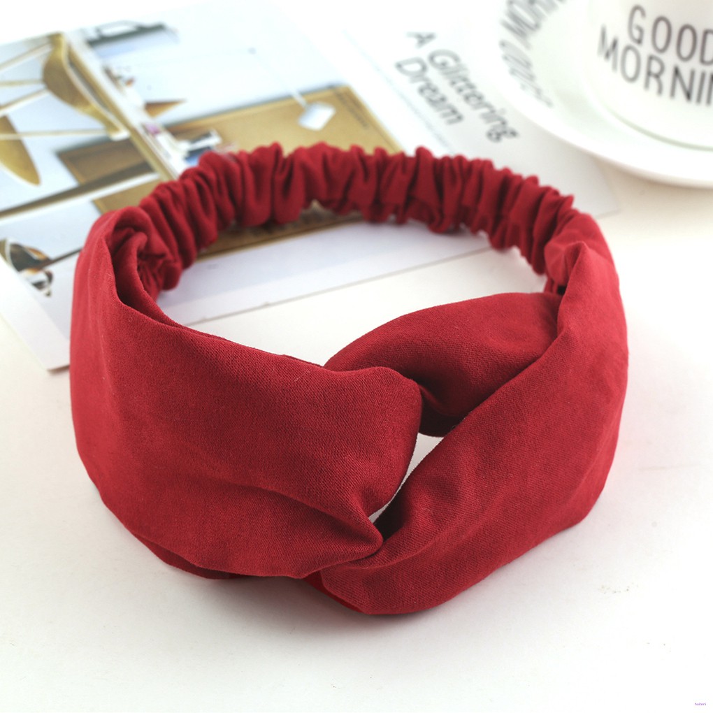 Acessório De Cabelo/Tiara/Faixa De Cabeça Elástica Feminina Com Nó