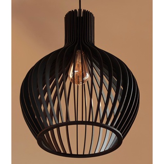 Lustre Grande Luminaria Teto Pendente De Madeira Decoração Luminária De Teto Para Sala De Jantar - 1gmp
