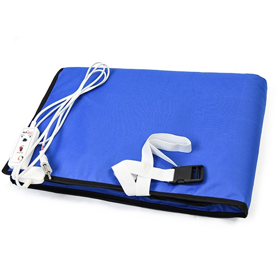 Imagem Lençol colchonete térmico para maca e mesa de massagem 110V marca Sulterm azul 02 temperaturas