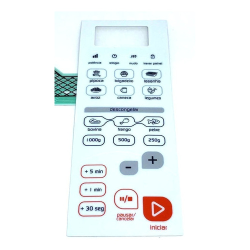 Membrana Teclado Microondas Brastemp Bms-26ab