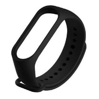 Pulseira Silicone Preta Para Xiaomi Mi Band 3 E 4 em Oferta na Shopee
