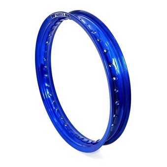 Aro Alumínio Dianteiro 19 x 185 Nxr Bros 125 150 160 Xre 190 Virago 250 Crosser 150 160 Azul Fabreck Novo FBK