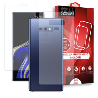 Pelicula Hydrogel HD Galaxy Note 9 Frente e Verso - 100% Transparente