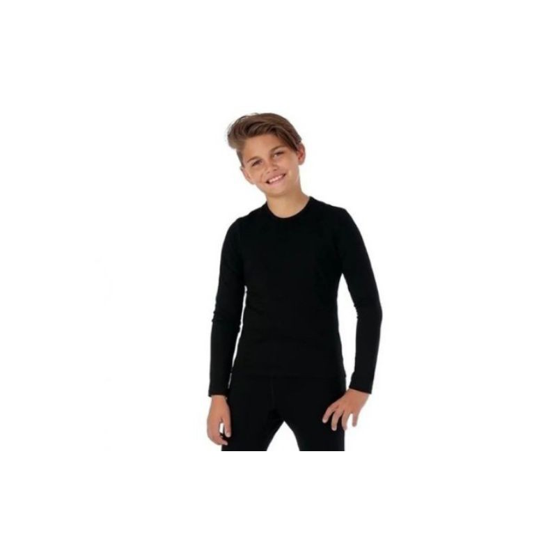 Blusa Camisa Térmica Infantil Forrada Fleece Neve Frio  3a10 Anos