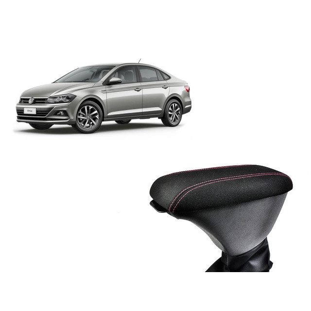 Apoio de braço volkswagen polo/virtus 2017/2020 descanço de braço