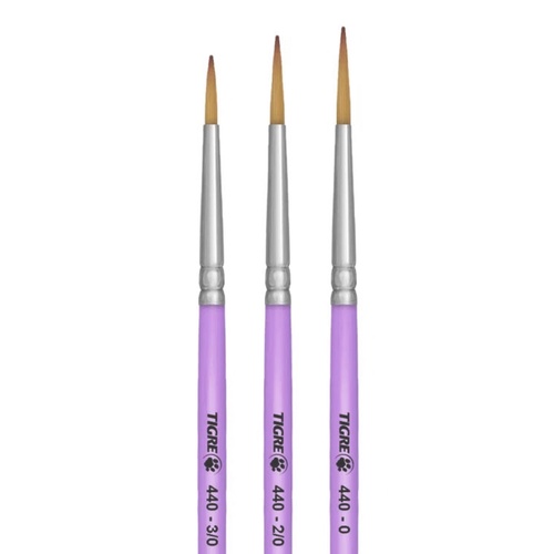 Pincel Redondo Liner Longo 440 Tigre