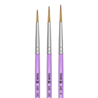 Pincel Redondo Liner Longo 440 Tigre em Oferta na Shopee